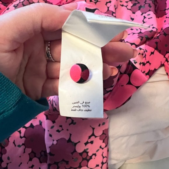 kate spade pink Bubble Dot Smocked Dress size 6 nwot - Picture 8 of 9